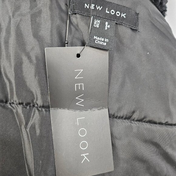 New Look - Ginny Oversized Padded Jacket - Black - Size UK 6 - Picture 6 of 7